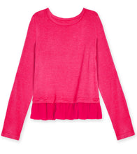 Chiffon Ruffle Tee