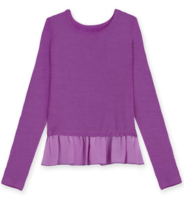 Chiffon Ruffle Tee