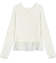 Chiffon Ruffle Tee