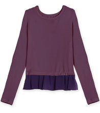 Chiffon Ruffle Tee