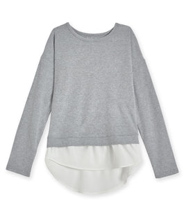 Chiffon layered top