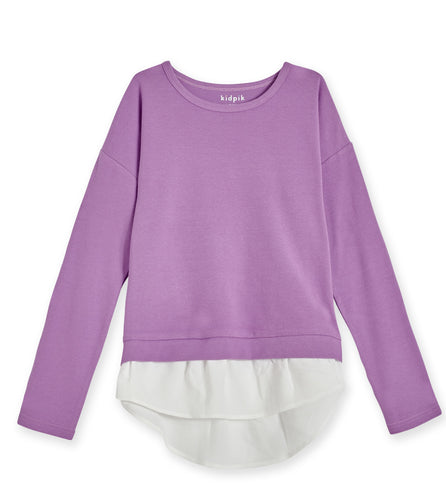 Chiffon layered top