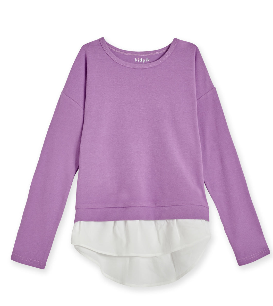 Chiffon layered top
