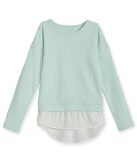 Chiffon layered top