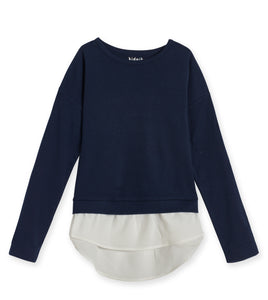 Chiffon layered top